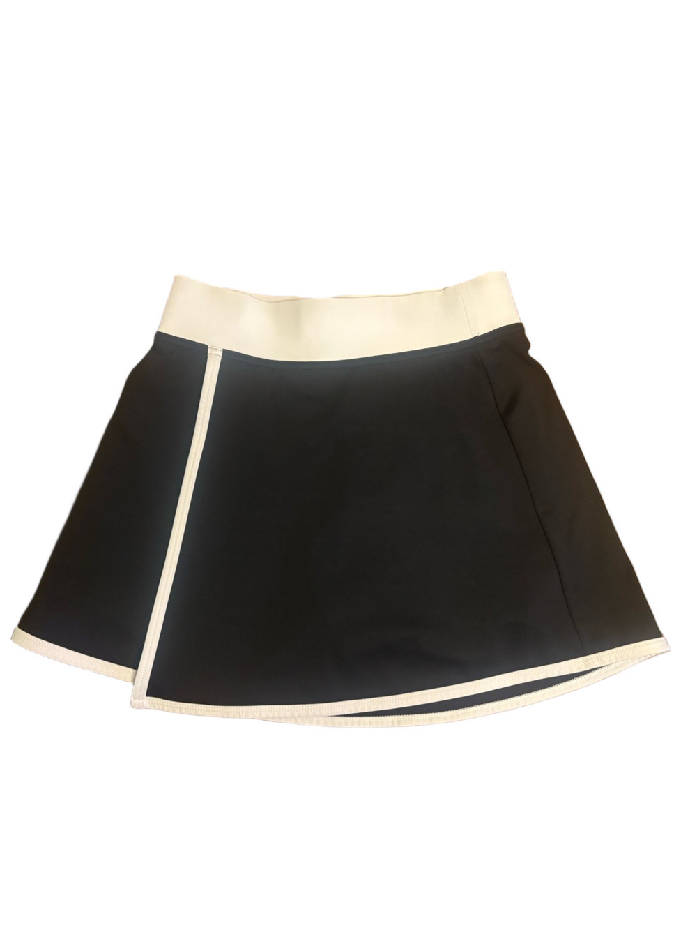 Move With You Athletic Skort Size Small Black White 2 in 1 Tennis Running Skirt